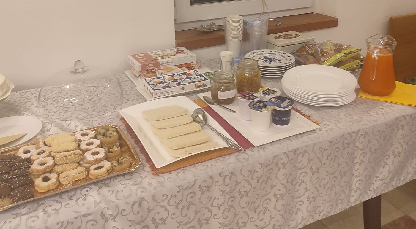 La colazione servita agli ospiti