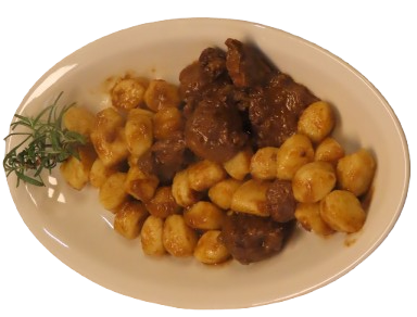 Piatto di gnocchi